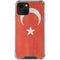 Turkish Flag Distressed iPhone 14 Clear Case